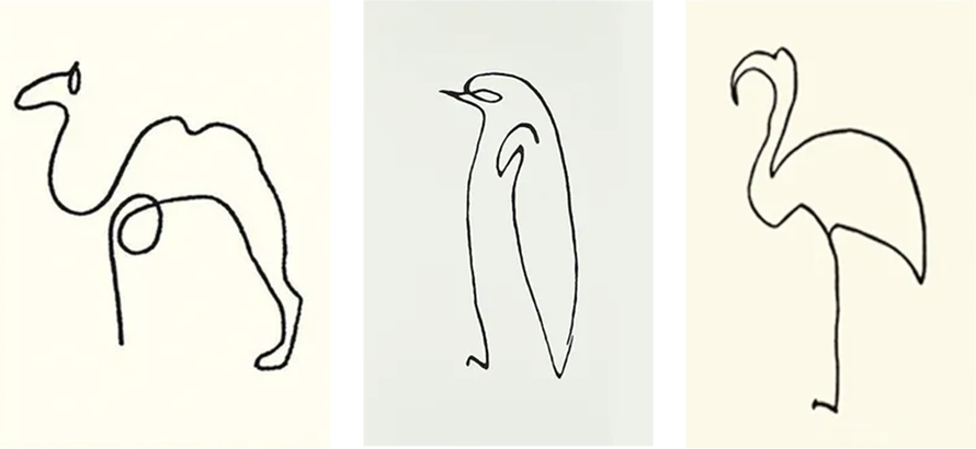 Any art made in a single line